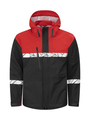 7414 Kurtka typu shell – BLACK/ RED