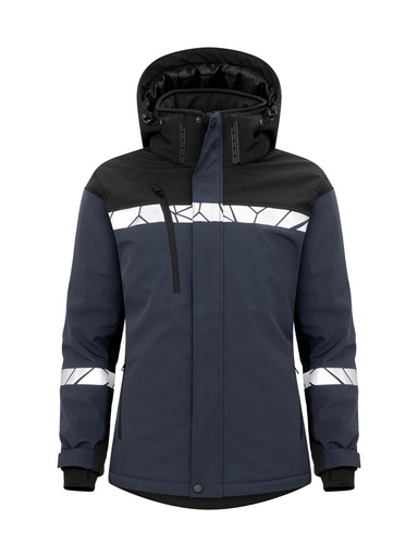 7418 Ocieplana kurtka damska typu softshell – NAVY/ BLACK
