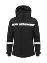 7418 Ocieplana kurtka damska typu softshell – BLACK/ BLACK