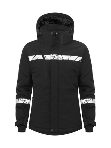 7418 Ocieplana kurtka damska typu softshell – BLACK/ BLACK