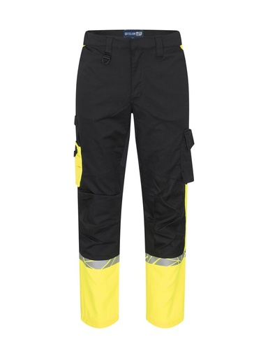 7507 Spodnie serwisowe – BLACK/ YELLOW