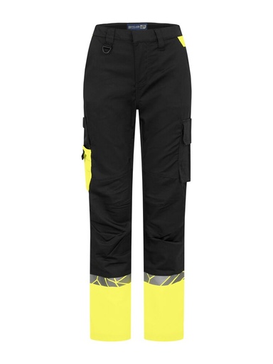 7511 Spodnie serwisowe damskie – BLACK/ YELLOW