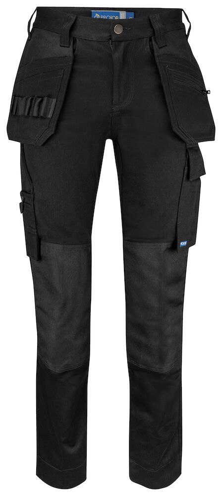 5563 BAWEŁNIANE SPODNIE DAMSKIE – BLACK