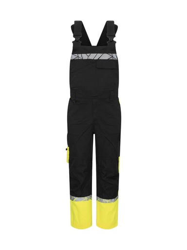 7600 Ogrodniczki – BLACK/ YELLOW
