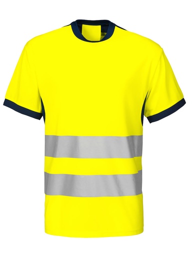 6009 T-SHIRT EN ISO 20471 KLASA 2 – YELLOW/ NAVY