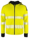 6110 BLUZA Z KAPTUREM HV - EN ISO 20471 KLASA 3/2 – YELLOW/ BLACK