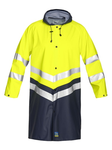 6403 KURTKA PRZECIWDESZCZOWA HV KLASA 3 – YELLOW/ NAVY