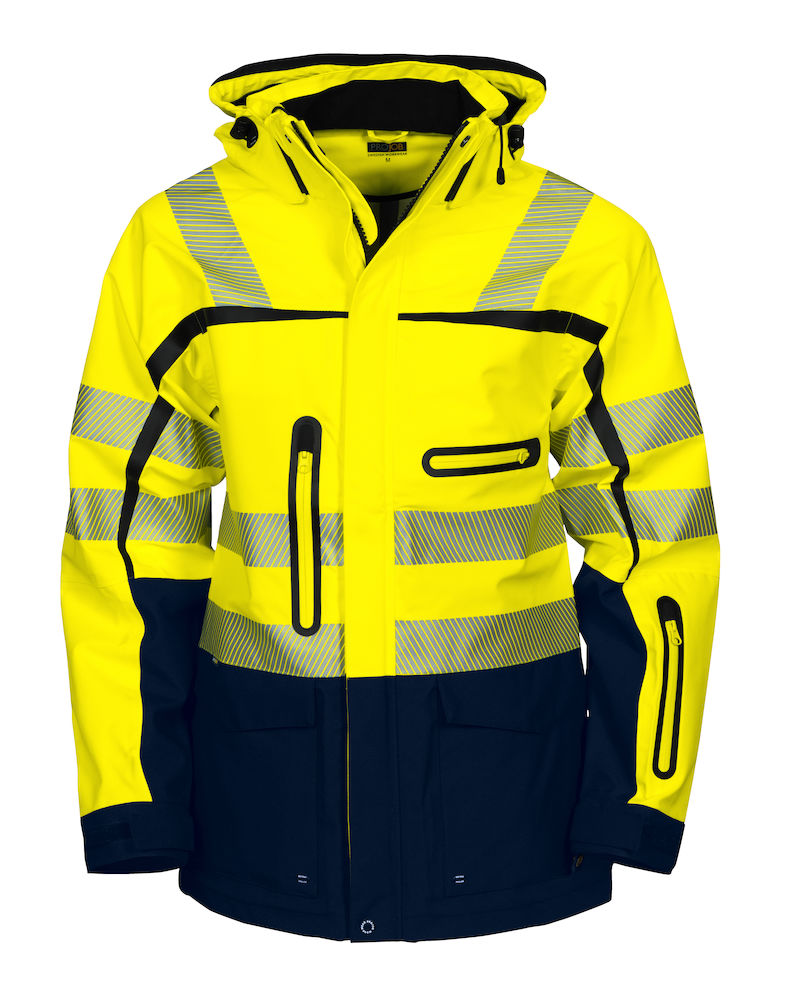 6417 KURTKA ISO 20471 KLASA 3 – YELLOW/ NAVY