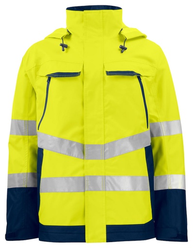 6440 FUNKCJONALNA KURTKA HV – YELLOW/ NAVY