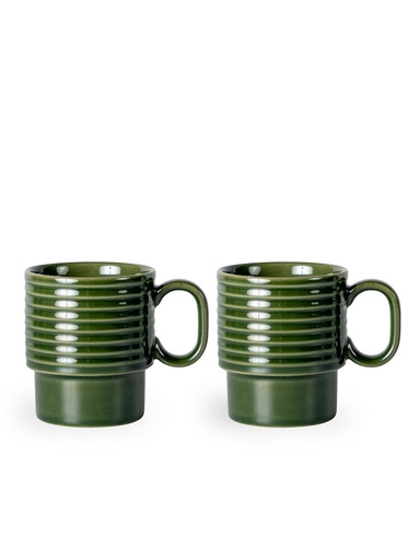Kubek do kawy COFFEE & MORE 2-szt – Zielony