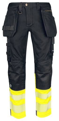 6525 SPODNIE EXTREME EN ISO 20471 KLASA 1 – YELLOW/ BLACK