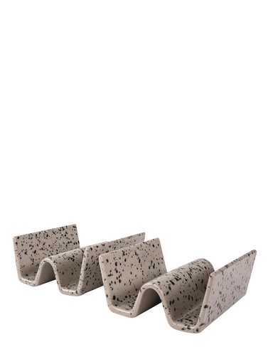 Akcesorium kuchenne Stojak na tacosy DITTE 2-szt 5018333 - Czarny/Szary