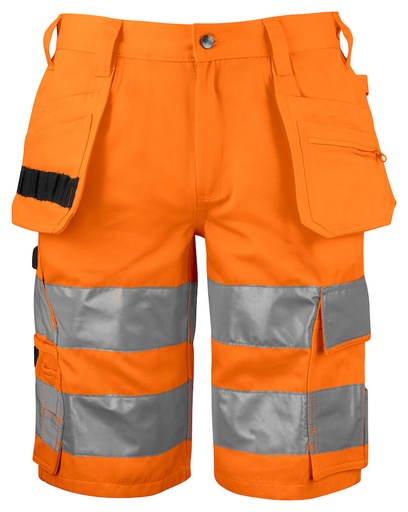 6535 KRÓTKIE SPODENKI - EN ISO 20471 KLASA 2/1 – ORANGE