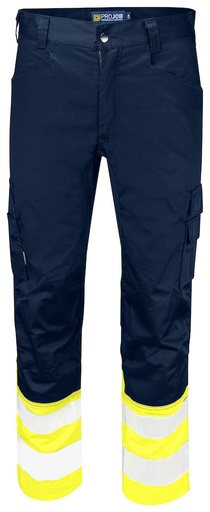 6537 SPODNIE EN ISO 20471 KLASA 1 – YELLOW/ NAVY