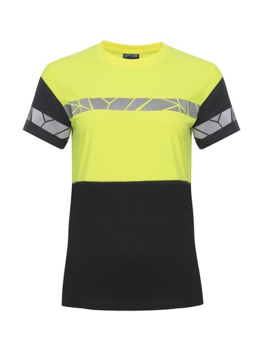 7005 T-shirt damski – BLACK/ YELLOW