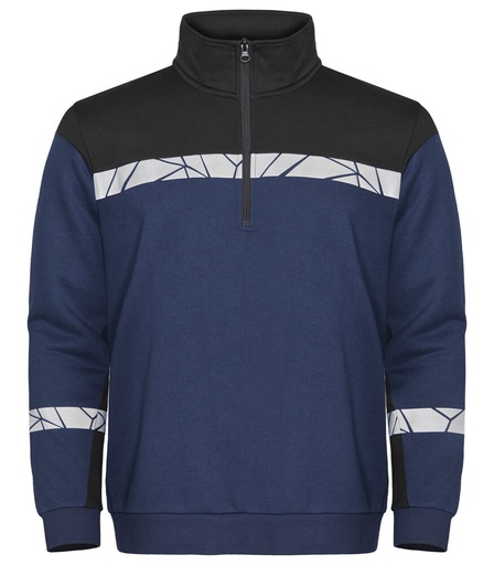 7102 Bluza 1/2 zip – NAVY/ BLACK