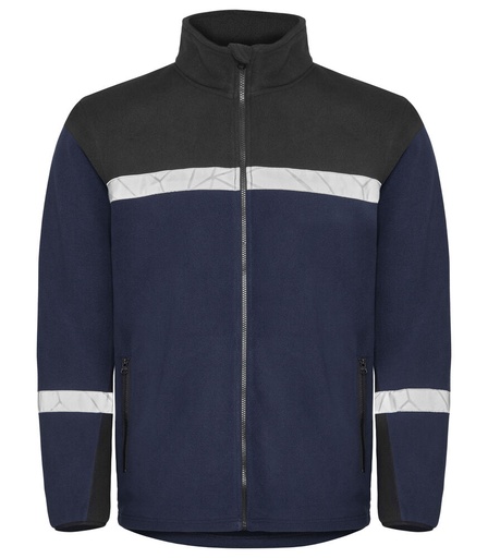 7300 Bluza polarowa z zamkiem – NAVY/ BLACK