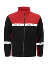 7300 Bluza polarowa z zamkiem – BLACK/ RED