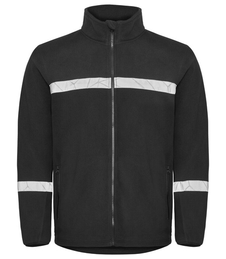 7300 Bluza polarowa z zamkiem – BLACK/ BLACK