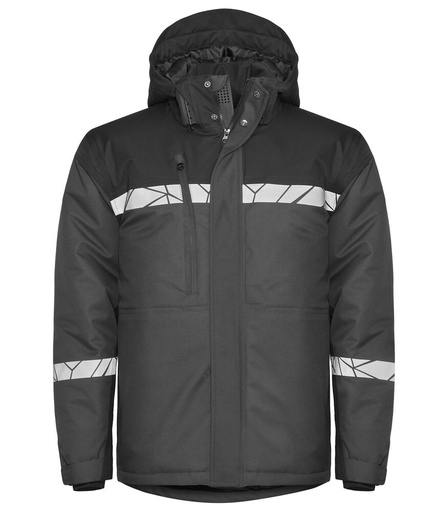 7413 Ocieplana kurtka typu softshell – GREY/ BLACK