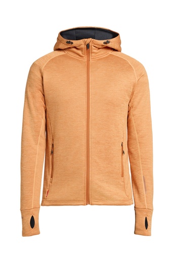 TXLITE HOODIE ZIP – DARK ORANGE