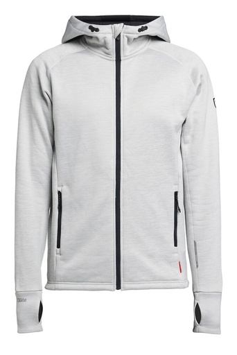TXLITE HOODIE ZIP – LIGHT GREY