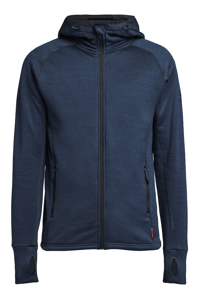 TXLITE HOODIE ZIP – DARK BLUE