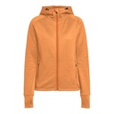 TXLITE HOODIE ZIP WOMAN – DARK ORANGE