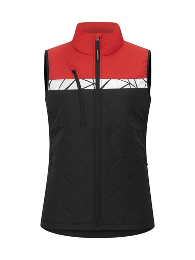 7701 Bezrękawnik damski – BLACK/ RED