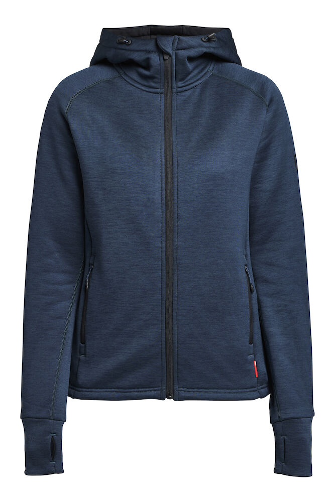 TXLITE HOODIE ZIP WOMAN – DARK BLUE