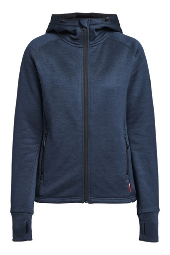 TXLITE HOODIE ZIP WOMAN – DARK BLUE