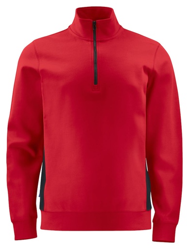 2128 BLUZA NA ZAMEK 1/2 ZIP – RED