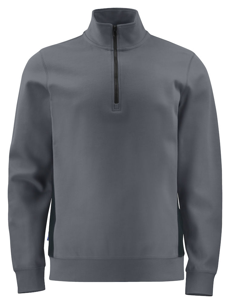 2128 BLUZA NA ZAMEK 1/2 ZIP – GREY