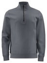 2128 BLUZA NA ZAMEK 1/2 ZIP – GREY