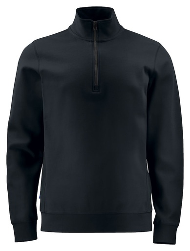2128 BLUZA NA ZAMEK 1/2 ZIP – BLACK