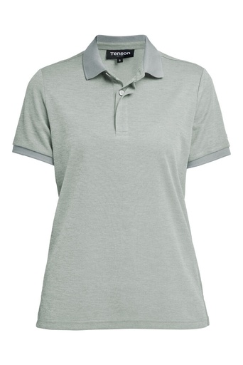 TXLITE MELANGE POLO WOMAN – GREY GREEN