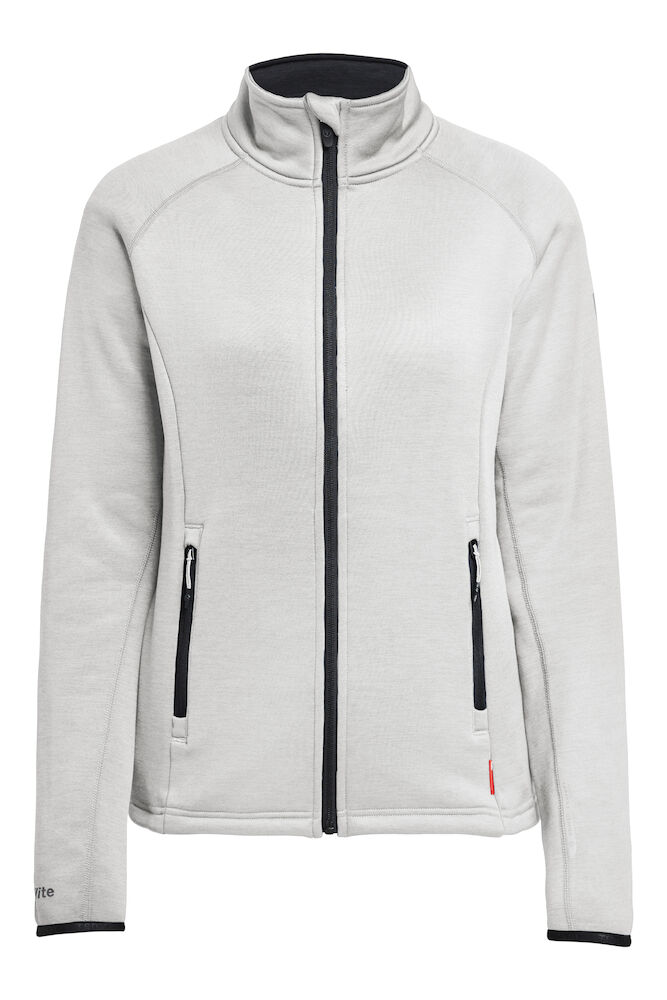 TXLITE MIDLAYER ZIP WOMAN – LIGHT GREY