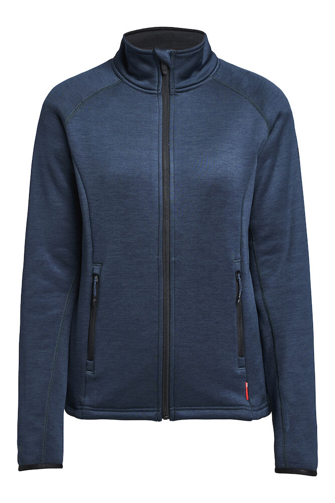 TXLITE MIDLAYER ZIP WOMAN – DARK BLUE