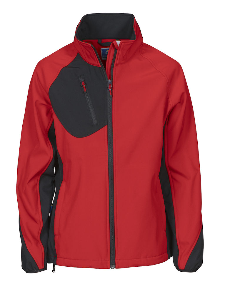 2423 KURTKA SOFTSHELL DAMSKA – RED