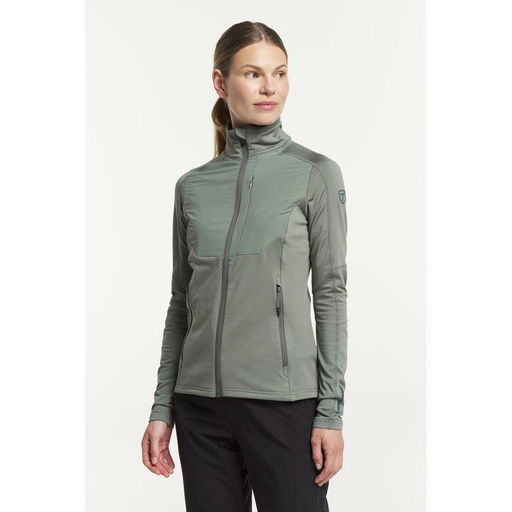 TXLITE WINDBLOCK FULL ZIP WOMAN – GREY GREEN