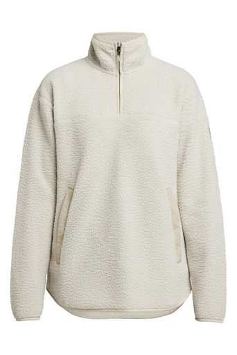 YOKE HALF ZIP WOMAN – SAND