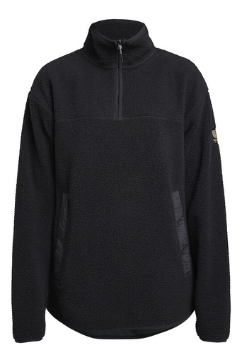 YOKE HALF ZIP WOMAN – BLACK
