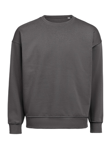 CREWNECK LOOSE FIT (OCS-RCS) – CHARCOAL