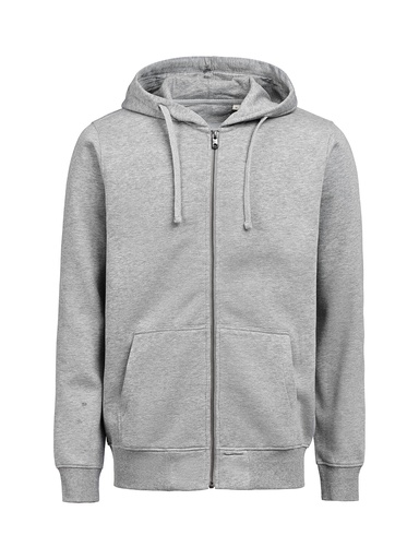 FULL ZIP HOODIE REGULAR FIT (OCS-RCS) – GREY MELANGE