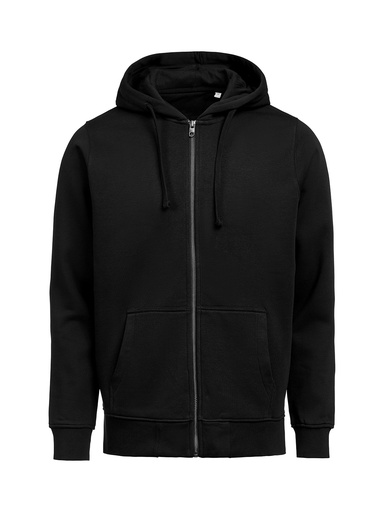 FULL ZIP HOODIE REGULAR FIT (OCS-RCS) – BLACK