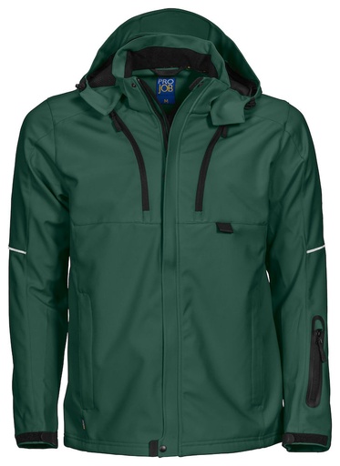 3406 KURTKA FUNKCJONALNA SOFTSHELL – GREEN