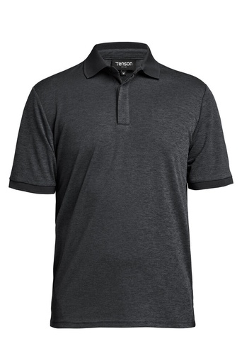 TXLITE MELANGE POLO – BLACK