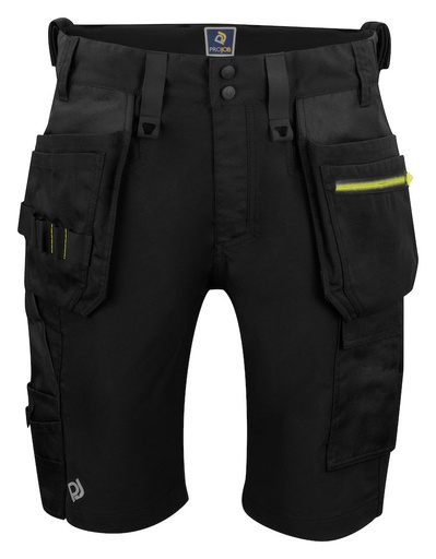 5558 KRÓTKIE SPODENKI ZE STRETCHEM – BLACK