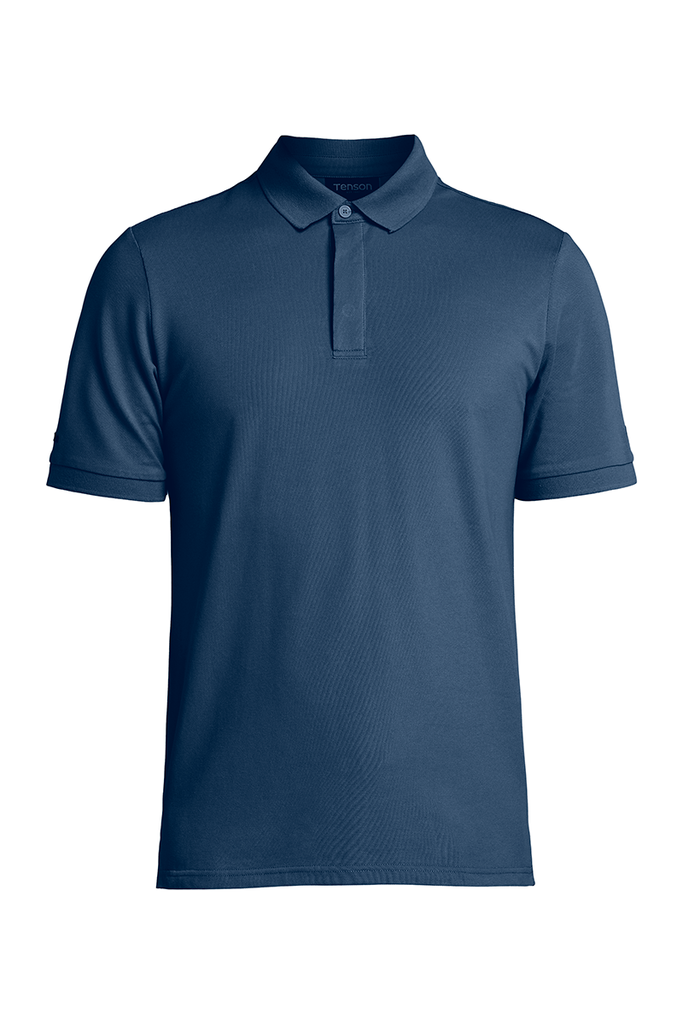 TXLITE TRI-BLEND POLO – DARK BLUE