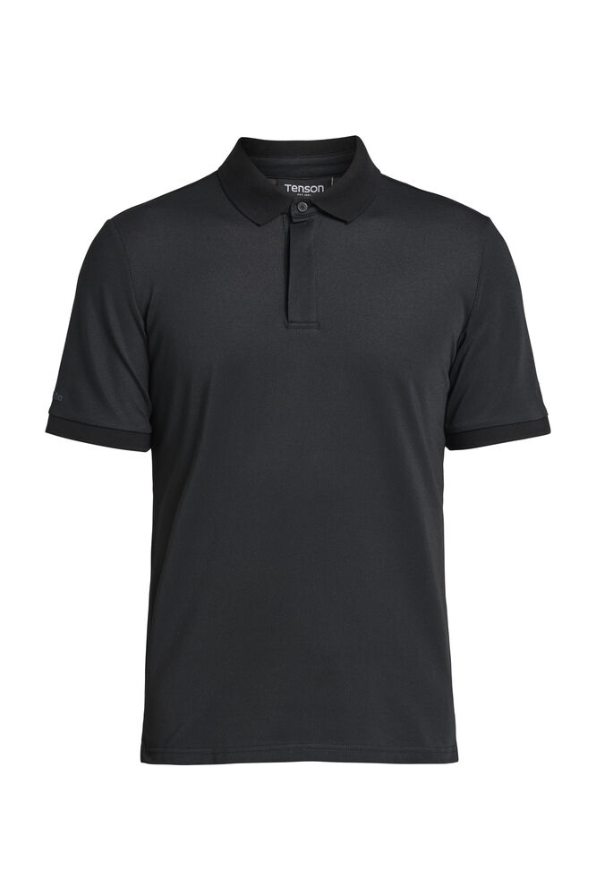 TXLITE TRI-BLEND POLO – BLACK